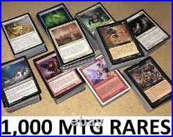 1000 Magic the Gathering MTG Rares Collection ALL RARE Lot Rares Only! NM to LP