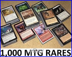 1000 Magic the Gathering MTG Rares Collection ALL RARE Lot Rares Only! NM to LP