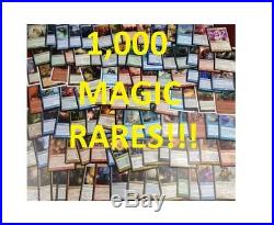 1000 Magic the Gathering MTG Rares Collection ALL RARE Lot Rares Only! NM to LP