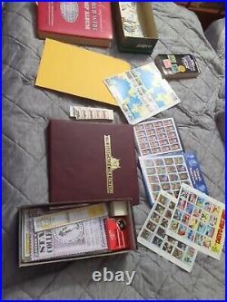 1000s STAMPS COLLECTION-Lot of Albums, Sheets, Materials