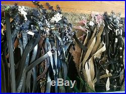 100 Lot Assorted Leather Belts Huge resale collection all NWT