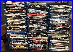 100 Mixed Assorted Collection Used Blu-ray Movies Lot ALL in CASES Lot