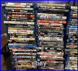 100 Mixed Assorted Collection Used Blu-ray Movies Lot ALL in CASES Lot