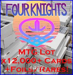 12,000+ MTG Magic Card Lot Collection Bulk with Foils Rares Magic The Gathering