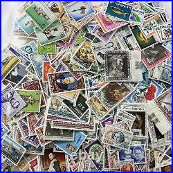 1500 MINT ALL DIFFERENT WORLDWIDE STAMPS MNH + MH Massive Collection