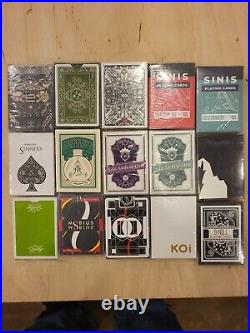 15 New Decks Of Playing Cards Collectors Lot All Sealed New Condition