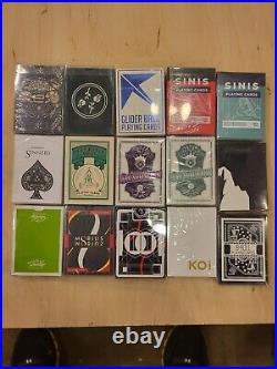 15 New Decks Of Playing Cards Collectors Lot All Sealed New Condition