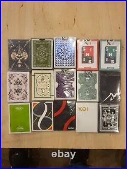 15 New Decks Of Playing Cards Collectors Lot All Sealed New Condition