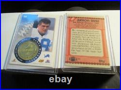 17 Football Cards Collectible In Sleeves All Mint Bba-28 Lot 4