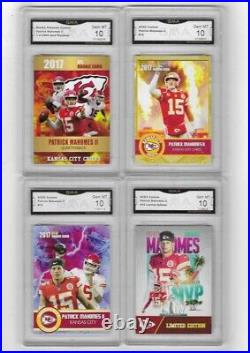 (17) Patrick Mahomes Master Collection All Gma 10 Gem Mint Rc's Mvp Gold+