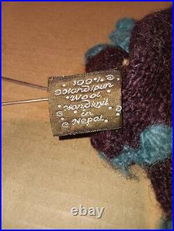 17 Vintage TARA Handknit-Hand Spun Wool Handmade In Nepal Sweater Ornaments LOT