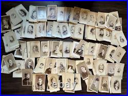 180 CDV Photo Lot ALL Women & Girls! 1860s 1870s 1880s 1890s Antique Victorian