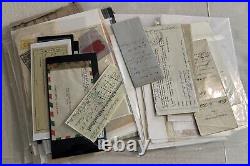 1830s 1930s Lot of 92 Invoices, Checks, Letterheads all NE United States