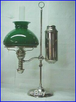 1870's Manhattan Student Oil Lamp, All Original, Near Mint Cond