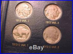 1913 To 1938 Buffalo Nickel Complete Collection Of All Dates & Mint Marks! #444