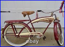 1948 Monark'Super Deluxe' Bike All Original Torrington Handlebars, Pedals, Mint