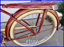 1948 Monark'Super Deluxe' Bike All Original Torrington Handlebars, Pedals, Mint