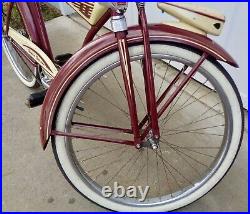 1948 Monark'Super Deluxe' Bike All Original Torrington Handlebars, Pedals, Mint