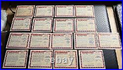 1959 Fleer Indian 35-Card Hi-Grade Lot No Creases All Pictured