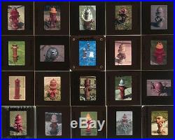 1960S-1970S LOT OF 1130 FIRE HYDRANT 35MM PHOTO SLIDES ALL by 1 AMATEUR PHOTOG