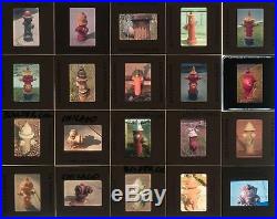 1960S-1970S LOT OF 1130 FIRE HYDRANT 35MM PHOTO SLIDES ALL by 1 AMATEUR PHOTOG