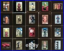 1960S-1970S LOT OF 1130 FIRE HYDRANT 35MM PHOTO SLIDES ALL by 1 AMATEUR PHOTOG