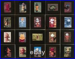 1960S-1970S LOT OF 1130 FIRE HYDRANT 35MM PHOTO SLIDES ALL by 1 AMATEUR PHOTOG