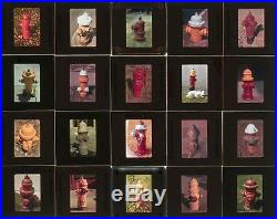 1960S-1970S LOT OF 1130 FIRE HYDRANT 35MM PHOTO SLIDES ALL by 1 AMATEUR PHOTOG