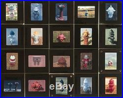 1960S-1970S LOT OF 1130 FIRE HYDRANT 35MM PHOTO SLIDES ALL by 1 AMATEUR PHOTOG