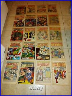 1960s Marvel DC Key Silver Age Coverless Comics Lot. All Keys
