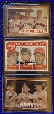 1960s topps baseball cards lot HOF ALL STARS League Leaders collection HIGH #
