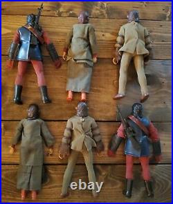 1974 PLANET OF THE APES Orig. MEGO 8 INCH ACTION FIGURE LOT Of 6 All Complete