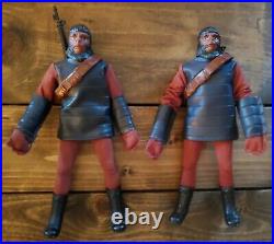 1974 PLANET OF THE APES Orig. MEGO 8 INCH ACTION FIGURE LOT Of 6 All Complete