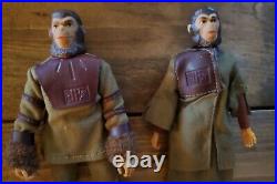 1974 PLANET OF THE APES Orig. MEGO 8 INCH ACTION FIGURE LOT Of 6 All Complete