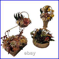1977 Flowers of the Season Franklin Mint Bouquets Rare set of all four seasons