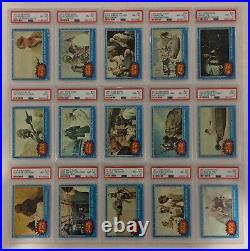 1977 Topps Star Wars Series 1 Blue Full 66 Card Set Lot All Psa 8 / 8.5 / 9