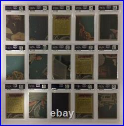 1977 Topps Star Wars Series 1 Blue Full 66 Card Set Lot All Psa 8 / 8.5 / 9