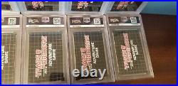 1984 PSA RETIRED 10 total DECEPTICONS All MINT 9 Grd G1 Transformers XPRESS SHIP