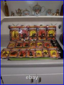 1988 Willow Collection. (lot of 18) 13 figures/ all 5 horsemen. Fair condition