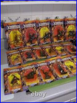 1988 Willow Collection. (lot of 18) 13 figures/ all 5 horsemen. Fair condition