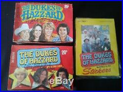 198O, Donruss, The Dukes Of Hazzard, 36 Pack Wax Box's, Lot of (3) ALL/AUTOGRAPHED