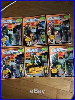 1991 Gi Joe Complete Eco Warriors Set Mint MOC Perfect On Card All 6 Collection