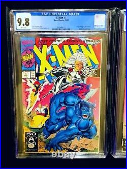 1991 Marvel Comics X-MEN #1 CGC 9.8 All 5 Covers Comic Lot JIM LEE