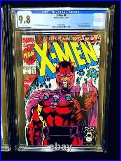 1991 Marvel Comics X-MEN #1 CGC 9.8 All 5 Covers Comic Lot JIM LEE