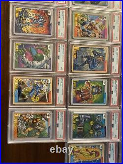 1991 impel marvel universe series 2 lot of 28 Cards ALL PSA 9 mint! Venom