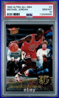 1992 Ultra All-NBA #4 Michael Jordan PSA 10 Gem Mint