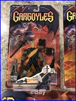 1995 Kenner Gargoyles Collection Lot 5 Figures All Mint In Sealed Packages