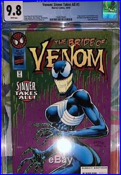 (1995) Marvel Venom Sinner Takes All #3 1st Appearance She-venom Cgc 9.8 Mint