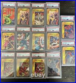 1995 marvel overpower psa Lot Of 20- ALL PSA 9s
