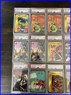 1995 marvel overpower psa Lot Of 20- ALL PSA 9s